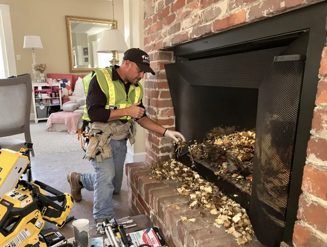 Safe screening installation by Ontario Chimney Sweep in Ontario, CA