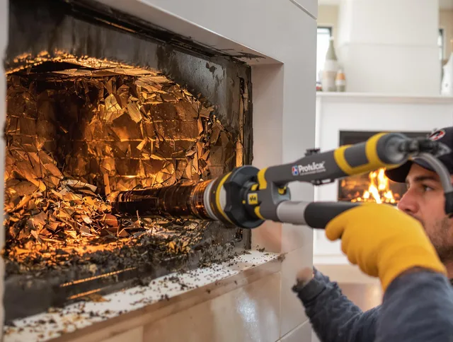 Professional chimney cleaning by Ontario Chimney Sweep in Ontario, CA