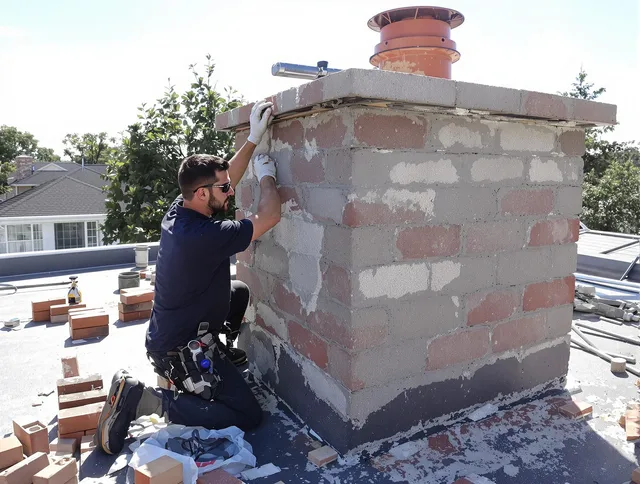 Advanced chimney repair process by Ontario Chimney Sweep in Ontario, CA