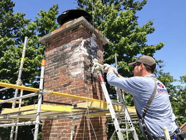 Structural chimney repair by Ontario Chimney Sweep in Ontario, CA