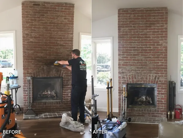 Finished chimney sweeping service by Ontario Chimney Sweep in Ontario, CA