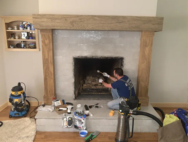 Detailed creosote removal process by Ontario Chimney Sweep in Ontario, CA